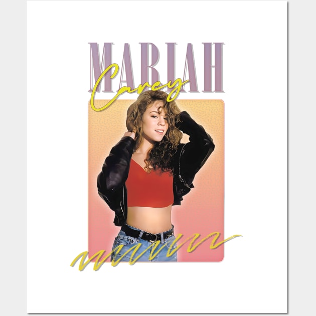 Mariah -- 90s Vintage Aesthetic Design Wall Art by DankFutura